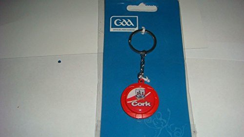 CORK Official GAA Ireland County Round Crest Keyring very rare limited Stock