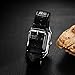 Imagen de OIDEA Reloj Analógico Cuadrado Hombre: Reloj de Cuarzo Rectangular Clásicos Calendario Resistente al Agua para Caballero Correa Negro de Cuero Escala de Números Romanos