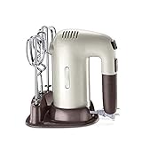  200W Hand Mixer Whisk with Beaters Dough Hook 5 Speed and Turbo Button + Balloon Whisk Household Mixers for Kitchen Baking Cake Egg Cream Food Beater