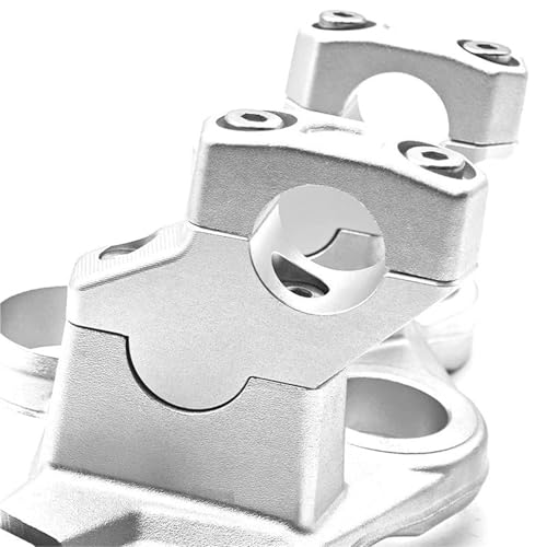 Elevador de manillar para Voge DS900X abrazadera de soporte plateada Style 1 6