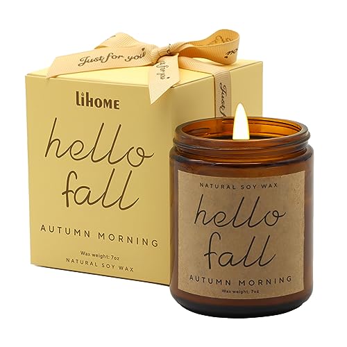 Fall Decorations for Home - Fall Candles, Gifts for Women, Natural Soy...