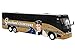 MCI J4500 Motorcoach Bus Graceland Excursions (Birthplace of Elvis Presley Tour) Gold 1/87 (HO) Diecast Model by Iconic Replicas 87-0201