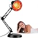 VOVIPO 150W Infrarot Hitze Lampe,Infrarot Hitze Lampe für Zuhause mit Timer,Verstellbarer Support Light Arm und Temperaturregelung,Schwarz