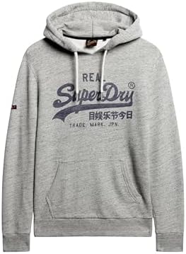 Superdry Vintage CL Classic Hood UB Sudadera Con Capucha, Denim Co