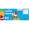 Wellah L-Glutamine Powder Blue Hawaii (50 Servings) - 5g L-Glutamine Per Serving, Sweetened with Stevia