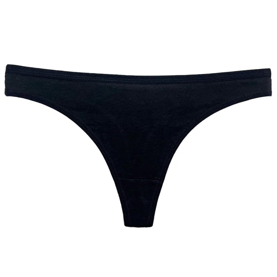5 PC/Set Bragas Tanga en Tanga para Mujer Ropa Interior Femenina Lencería para Mujer(Negro,as4,Alpha,m,Regular,Regular)