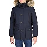  Tommy Jeans Herren Parka Hampton, Blau (Sky Captain 403), Large