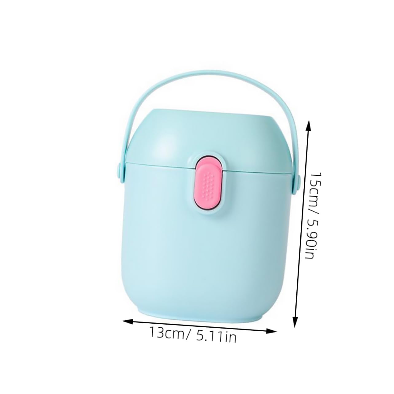 ERINGOGO 2Set Formula Dispenser with Spoon Portable Storage Container for Dried Milk Double Moisture Milk Holder for Home and Travel Use