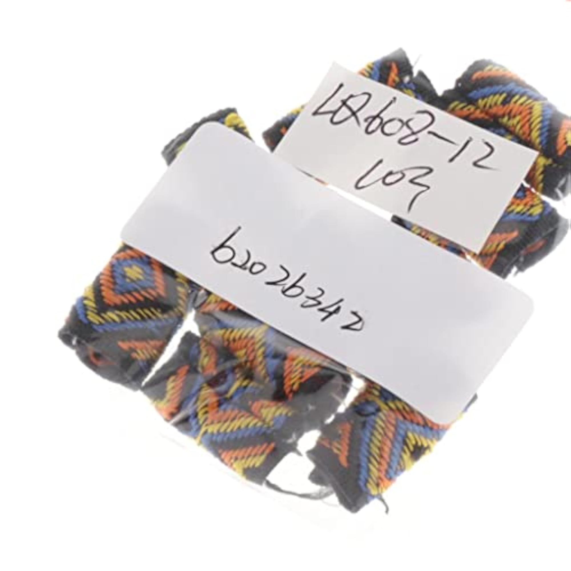 10x Knitted Fabric Hair Dreadlock Beads Tubes for DIY Braids Pendants