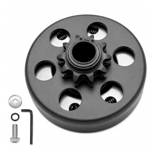 KRGUOD centrifugal Clutch, Go Kart Clutch 3/4" Bore 10T for #40 41 420 Chain, Fit for Predator 212 Go Kart Minibike Baja Mini Bike MB165 MB200,Up to 6.5 HP.