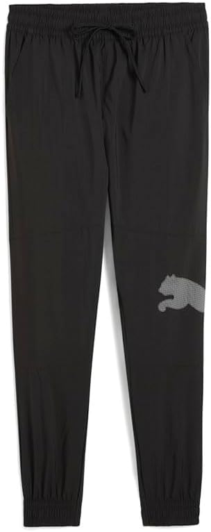 PUMA Mens Train All Day Cat Woven Pants Casual - Black