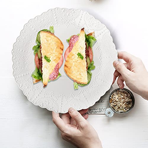 Avla A-DINNERPLATES-11.5IN-W-4P 4 Pack Ceramic Dinner Plates thumb #5