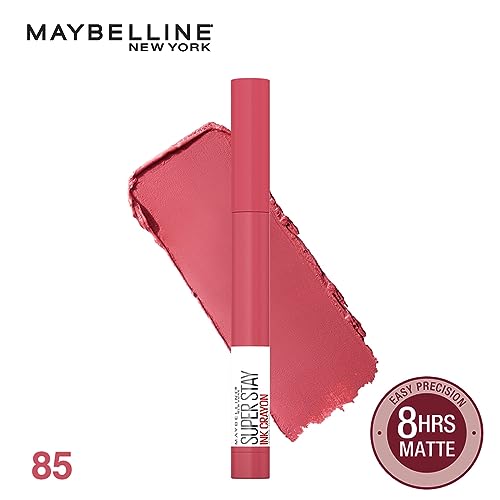 Image of Maybelline New York Super Stay Ink Crayon Lipstick x Pinks Edition, 85 (Pack of 2)