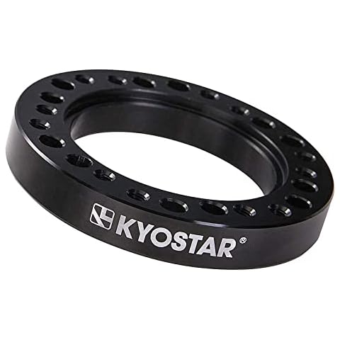 Kyostar 12mm 1/2'' Steering Wheel Adapter Spacer,OMP to NARDI Steering Wheel Quick Release (Black) Cover