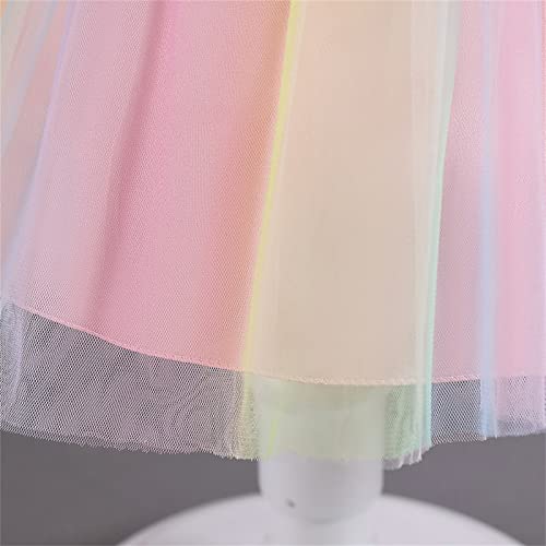 Flower Baby Girl Lace Dress Toddler Tulle Sleeveless Bow Princess Party Wedding Pageant Bridesmaid4