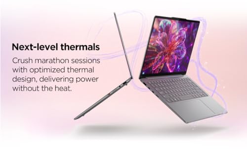 Image of 2025 Lenovo Slim 7i Aura Edition, 14 inch 100% DCI-P3 OLED Touch, Copilot+ PC, Ultra 7 258V(Beats Ultra 7 155U), 32GB RAM, 2TB SSD, Wi-Fi 7, Win 11, 5MP RGB+IR Cam, Thunderbolt, 2.84 lbs, W /Wireless Mouse
