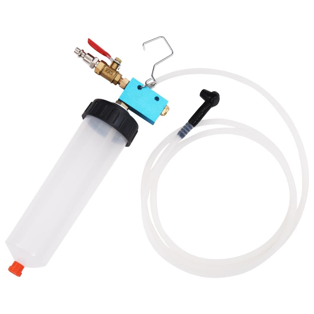 Bomba para repuesto de líquido de frenos de 300 cc, plástico y metal con manguera flexible, herramienta para reparación de frenos, cambio de pastillas de freno, taller