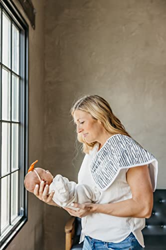 Image of Copper Pearl Premium Baby Burp Cloths - 3-Pack Large Cotton Burp Cloths, Extra Soft Spit Up Rags with 3 Absorbent Layers, Perfect for Baby Boy and Baby Girl Gifts (21 inch x 10 inch Size, Bones Set)