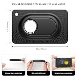 SkyArmor Etui na SmartTag2, 2-pak etui na portfel [ultracienkie] do Galaxy Smart Tag2, miękkie etui na karty TPU do torebki, portfela plecaka, kopertówki (czarne)