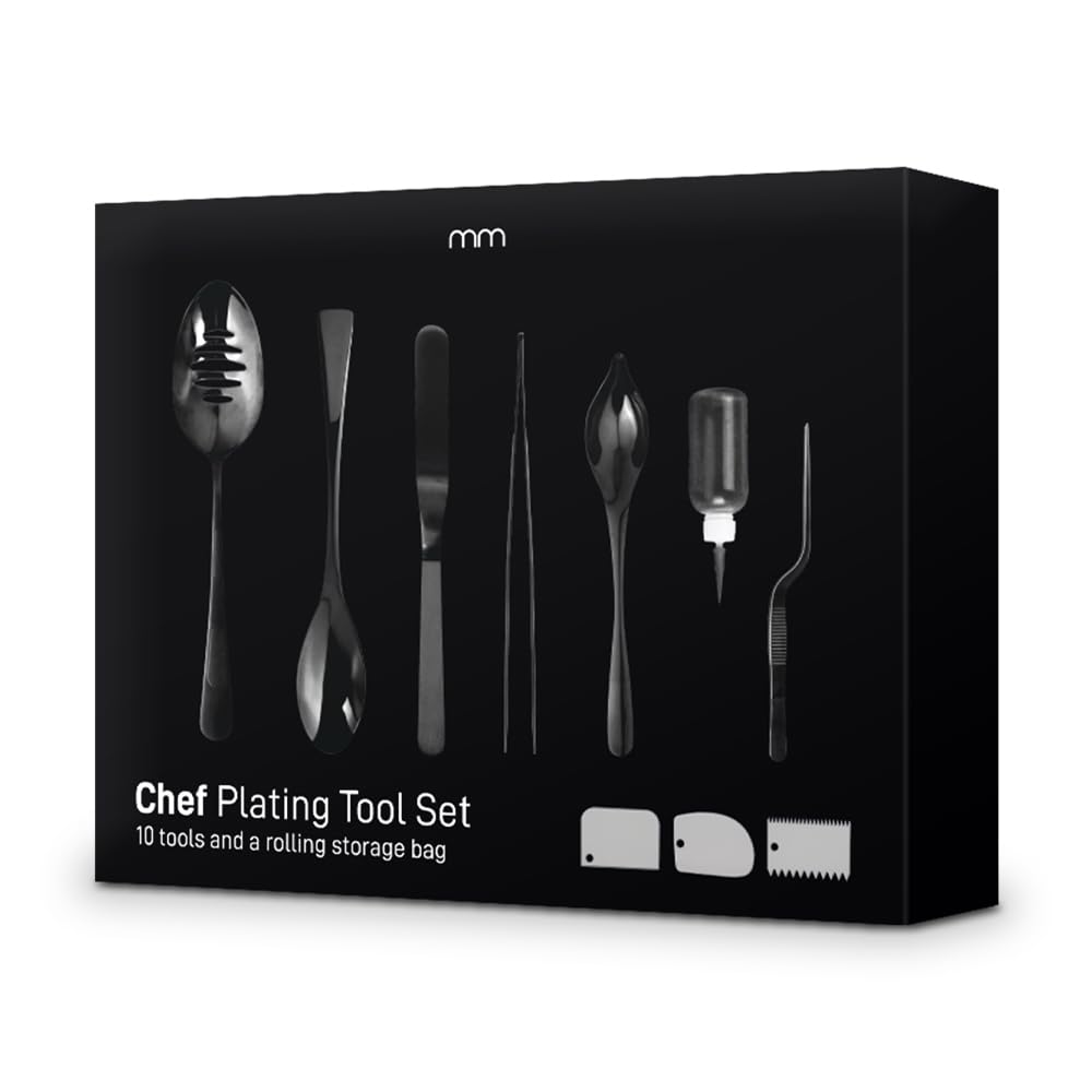 mikamax - mm - Chef's Plating Tool Set - Kitchen Chef Cooking Utensils - Culinary Coating Set - Plating Kit