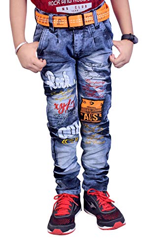 KUNDAN Boys Slim Fit Jeans (Pack of 1 Jeans for Boys)