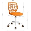 Beltom® Sedia ergonomica da scrivania cameretta Computer casa Studio Ufficio Studenti Adolescenti, Ideale per Bambini. Regolabile in Altezza e Girevole a 360° - Arancione