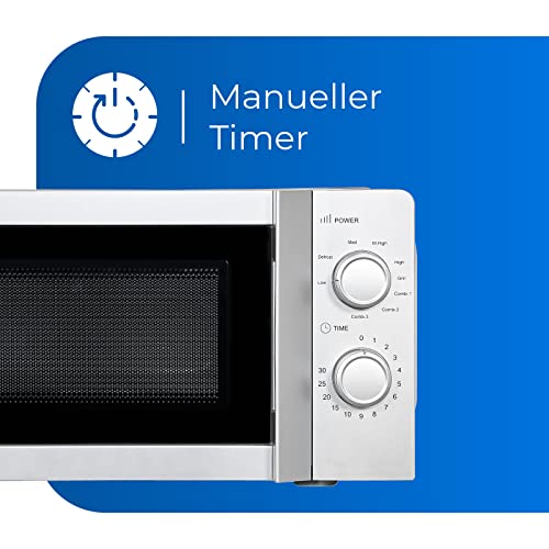 Mikrowelle Exquisit MW717-070G in Silber unter 100 Euro