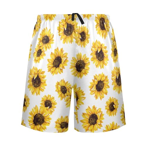 Men's Pajama Shorts Pjs Bottoms Pajama Pants for Men Soft Comfy Lounge with Pocket2