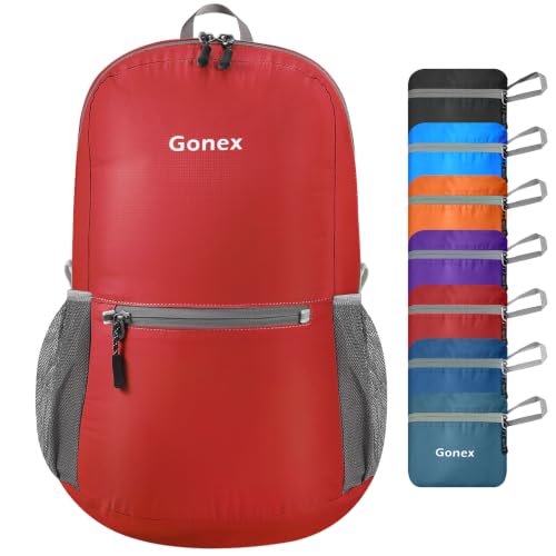 Gonex Packable Daypack Backpack 20L Lightweight Foldable Travel Bag