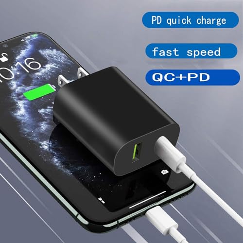 Image of 3 Pack USB C Charger Block, Dual Port Type C Wall Charger Fast Charging 20W Power Adapter Cube for iPhone 14 /14 Pro /14 Pro Max /14 Plus /13 /12 /11, XS /XR /X, iPad, Samsung, More