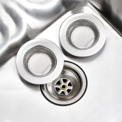 Colador para fregadero de cocina, acero inoxidable, 4.5 in diámetro miniatura 2