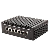 HSIPC Pentium Gold 7505 Firewall Micro Appliance, Mini PC, Nano PC, Router PC with 6 RJ45 2500M (8G 256G), AES-NI,HDMI USB3.0 Console Port for Network Security Appliance – Ansicht 5