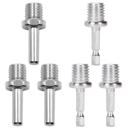 TorSor 6 Pack Buffing Polishing Pads M14 Drill Adapter