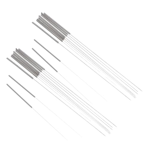 BUGUUYO 20pcs Stainless Steel Printer Cleaning Needle for Printer Nozzle Cleaning Tool Supplies