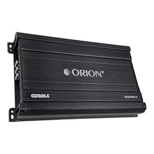Orion Cobalt Series CBA2000.4 High Efficiency 4-Channel Class A/B Amplifier for Car Audio Stereo – 2000W High Output, 2/4 Ohm Stable, Adjustable Low/High Pass, Bass Boost, MOSFET Power Supply