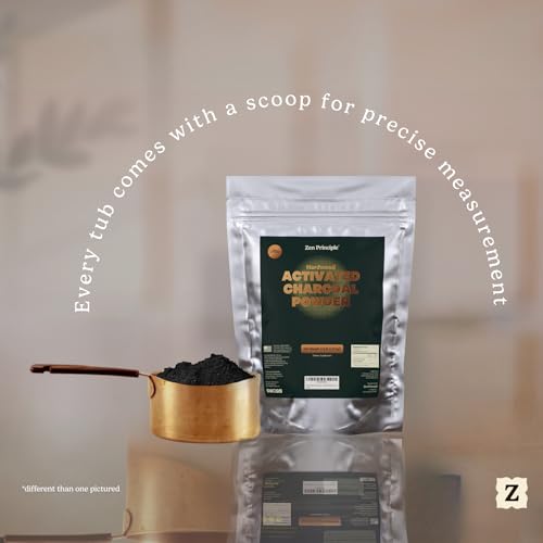 Zen Principle Hardwood Activated Charcoal Powder 100 Percent from USA Trees. All Natural. Whitens Teeth, Rejuvenates Skin and Hair, Supports Better Digestion, 40 Oz - Image 5