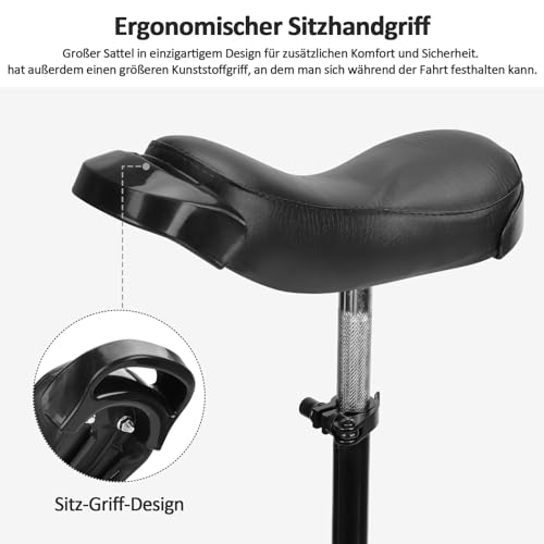 uyoyous Einrad 16 Zoll Einrad Balance Training Einradständer Höhenverstellbar Robuste für Personen ab 15 Jahren, darunter Kinder, Erwachsene und Fachkräfte Outdoor Sportarten, Unisex