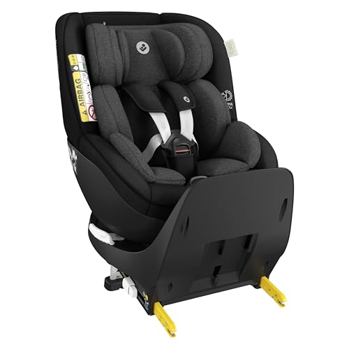 Maxi-Cosi Mica Pro Eco Seggiolino Auto Isofix Girevole 360° Per Bambini 0-4 Anni (40-105 Cm), ClimaFlow, Protezione dagli impatti laterali G-CELL, Omologato I-Size R129, Authentic Black