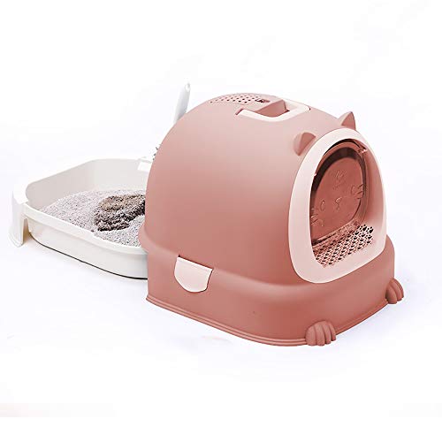 BZZBZZ Drawer Type Cat Litter Box, Fully Enclosed Cat Toilet Cat Litter Tray