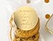 100 x All You Need is Love and Cookies Gold Foil Embossed Stickers: Ideal Wedding & Cookie Favor Decoration Stickers, Round Self-Adhesive Labels 1.6 inch