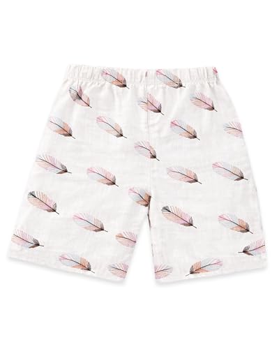 Image of Kuchipoo Boys 100% Muslin Organic Cotton Co-Ord Set | Printed Half Sleeve Shirt & Shorts | Soft Breathable Fabric | Casual Summer Wear | Boys Stylish Outfit