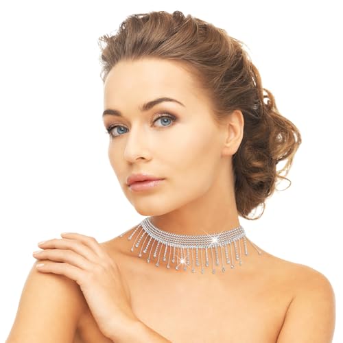 Suncalla 6 Pcs Rhinestone Fringe Trims and Self Adhesive Rhinestone Ribbons Bling Strip Tapes Crystal Diamond Tassel Chain for Sewing Crafts DIY Clothing Wedding Dress Accessories (Diamond Tassel) by Suncalla - Image 7