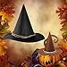 GORBUS Halloween Witch Hat Delicate Retro Witch Hat For Masquerades Exquisite Fashion Adults Cosplay Costume Accessory