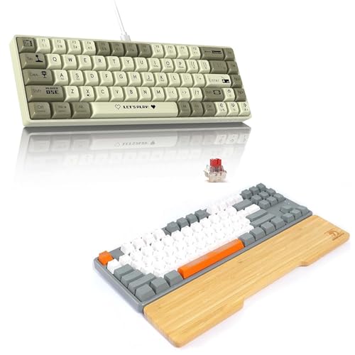 MAMBASNAKE×AJAZZ AK680 �Q�[�~���O�L�[�{�[�h�O���[�i �Ԏ��j��MAMBASNAKE WZ01 ���X�g���X�g�̃Z�b�g