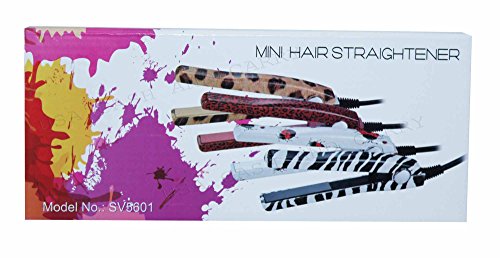 Plancha de Pelo Mini Cerámica Rojo Leopardo miniatura 6