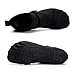 UMANPOO Men Water Shoes Women Barefoot Slip on Sneaker Swim Aqua Beach Running Walking Hiking Cycling Non Slip High Top (Black, Numeric_9.5)