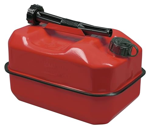 Jerrican Sealey 10L rouge JC10RR en acier robuste - 2