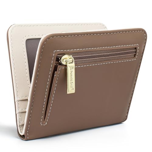 Pomelo Best Damen Geldbeutel Klein mit RFID-Schutz, Mini Portemonnaie aus Weichem PU-Leder, Stylisches Design mit Druck, leicht & praktisch für Alltag und Reise