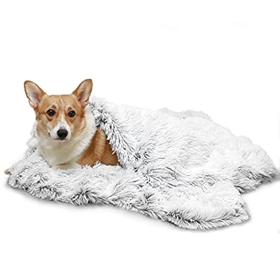 ANWA Calming Dog Blanket Large Size, Shag Vegan Fur Dog Blanket, Soft Dog Blanket Multiple Use