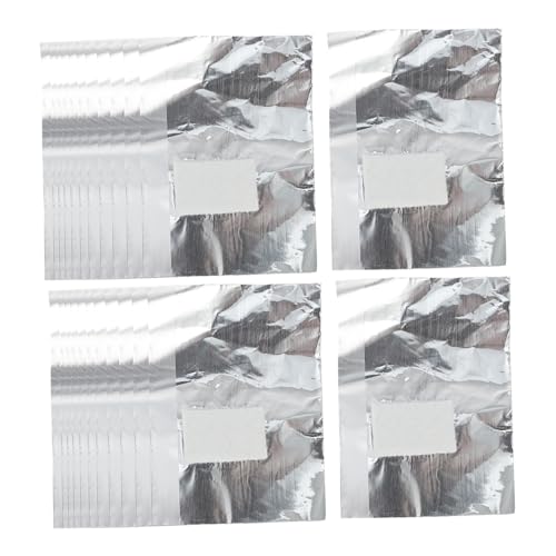 Alipis Lingettes Dissolvantes Jetables 200 Pièces Taille Moyenne Feuilles D'aluminium Épaisses Coton Non Pelucheux Pour Manucure Professionnelle Et Domicile